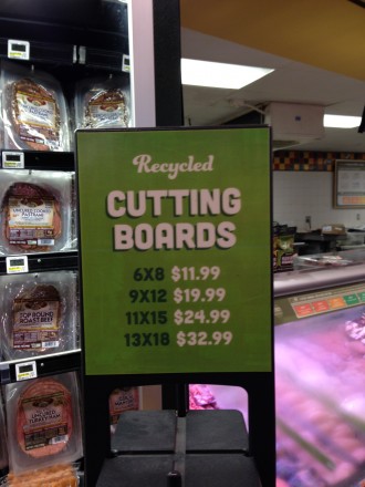 Cutting Boards Printed Sign