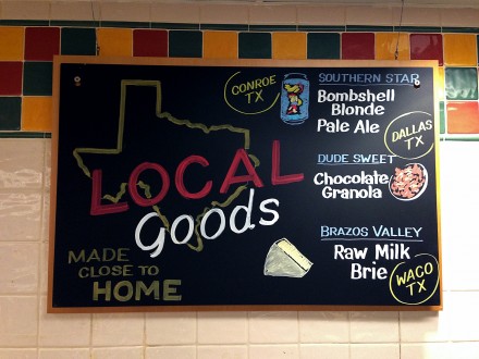 Local Goods Chalkboard