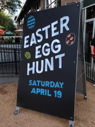 Easter Egg Hunt A-Frame Chalk