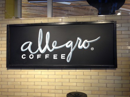Allegro Menu Chalkboard One